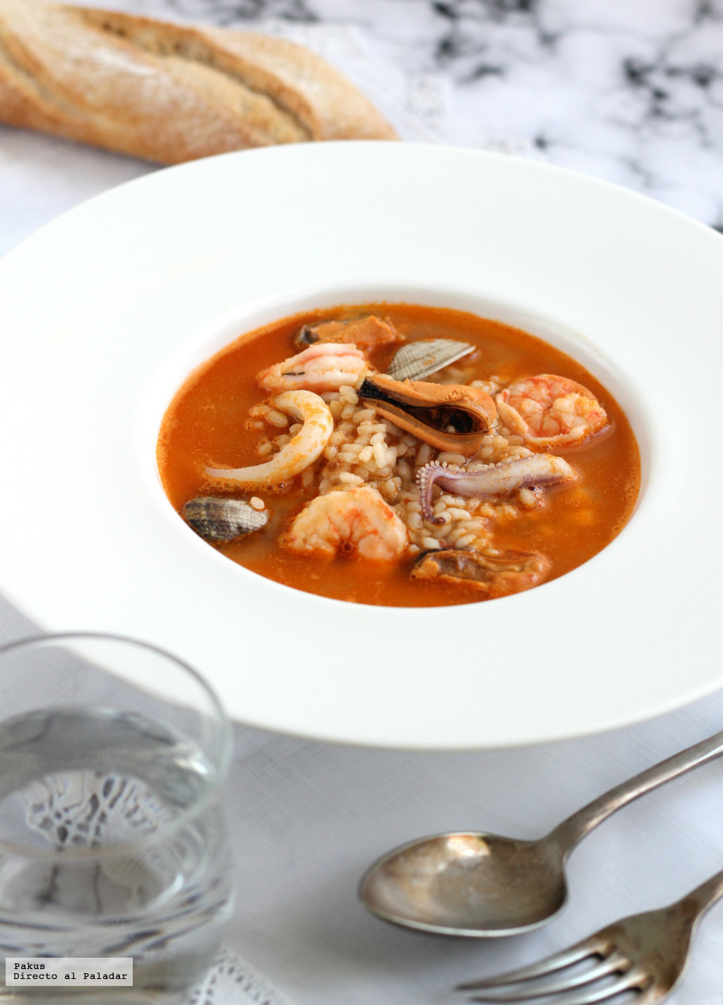 Imagen arroz con mariscos