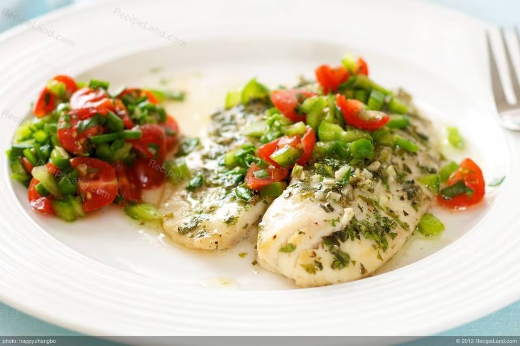 Imagen de pescado al cilantro