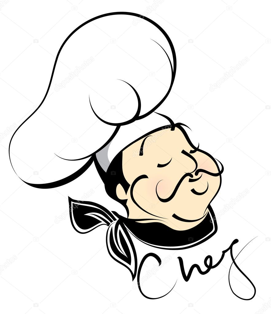 Logo con imagen de un chef